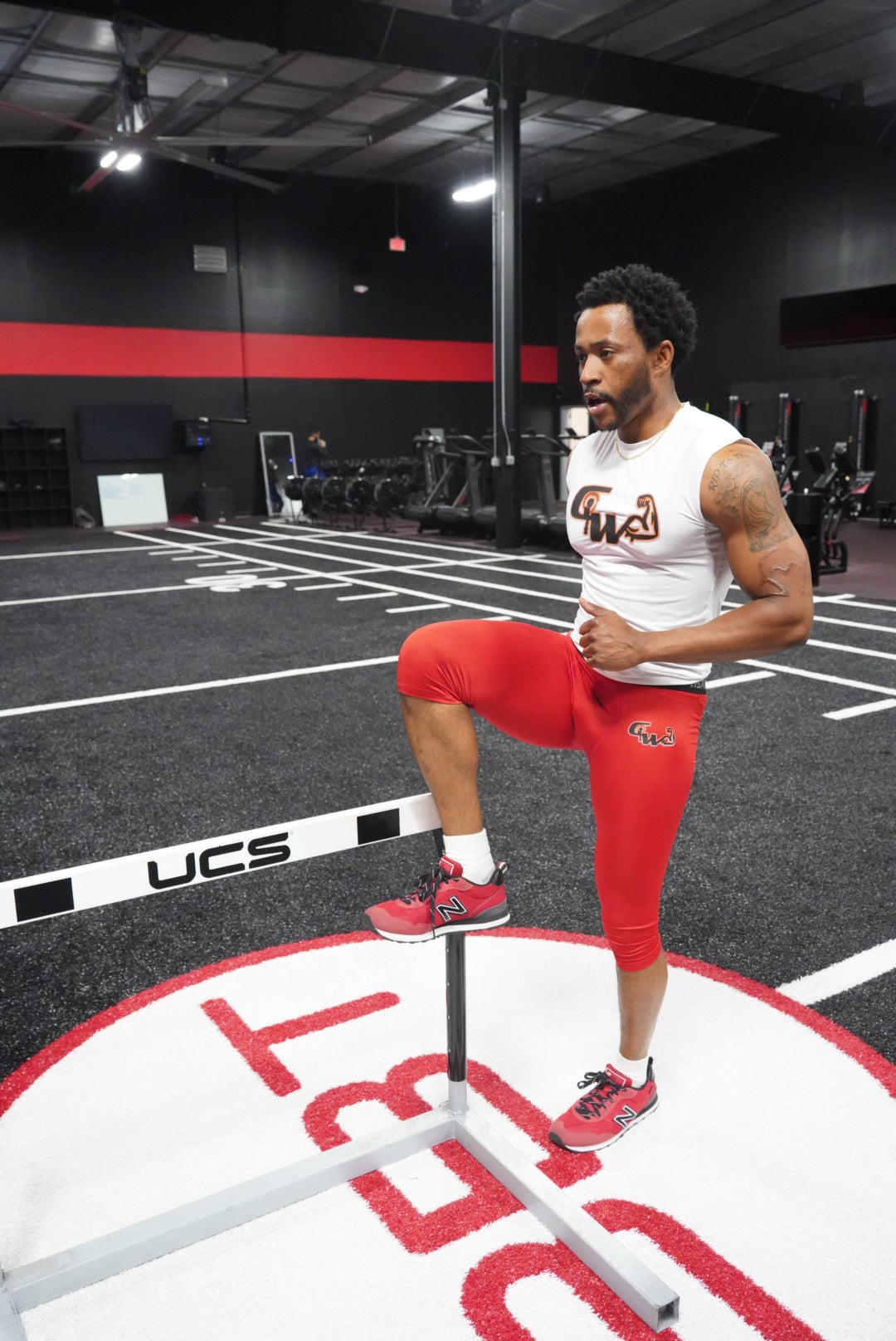 Mens 3/4 Compression Tights
