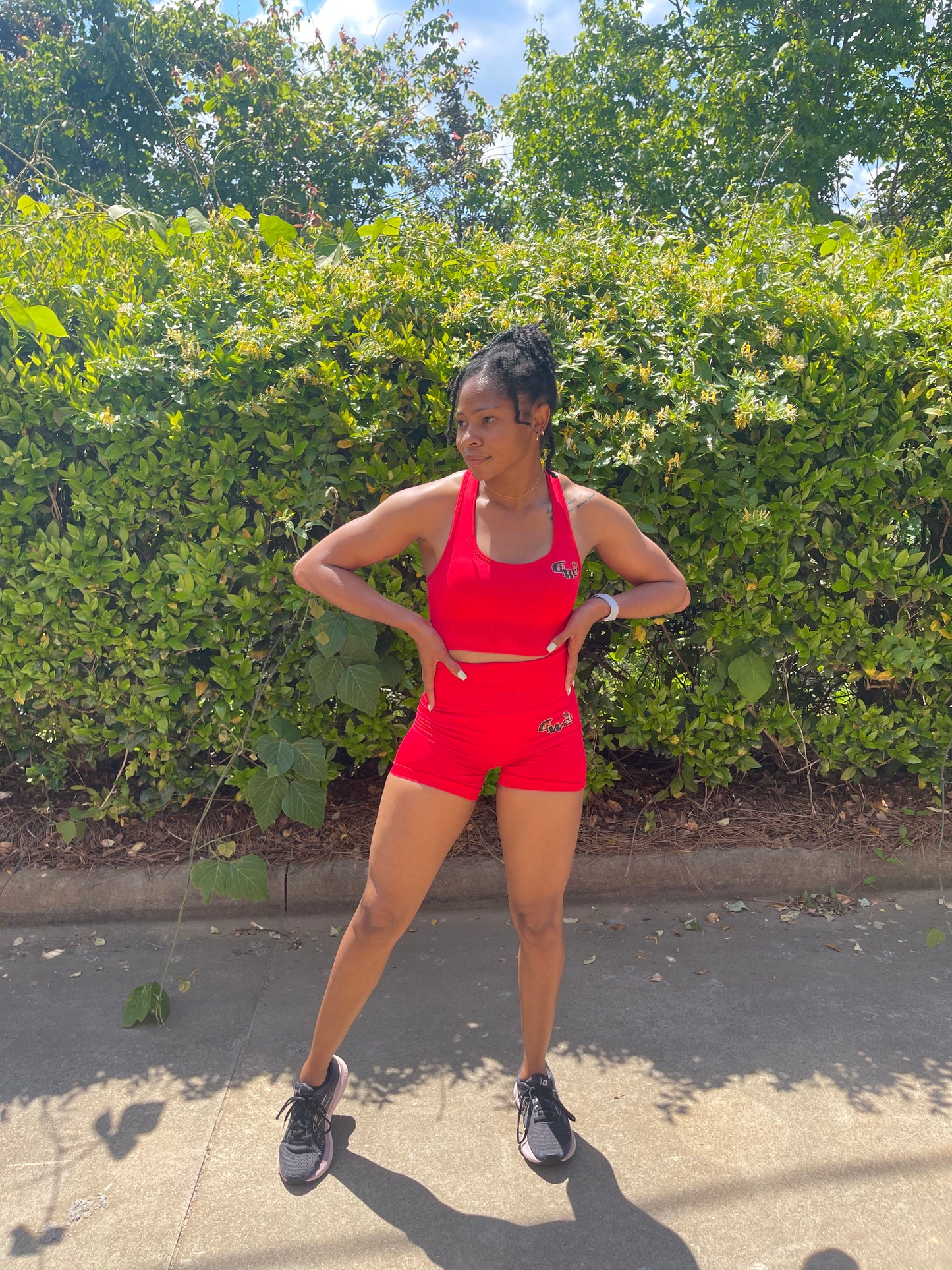 Womens 2 PC Summer Fitness Set